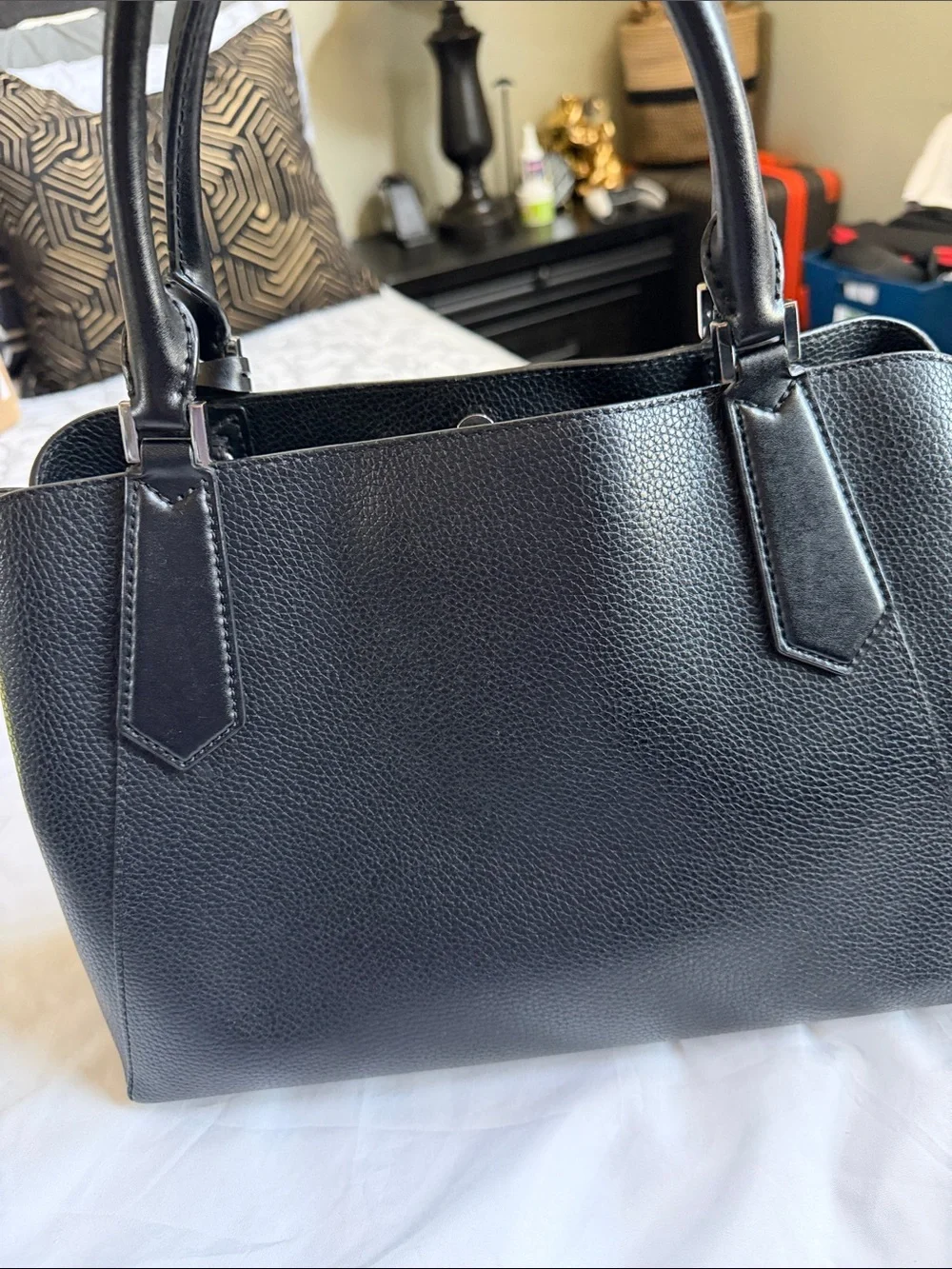 Michael Kors structured pebbled